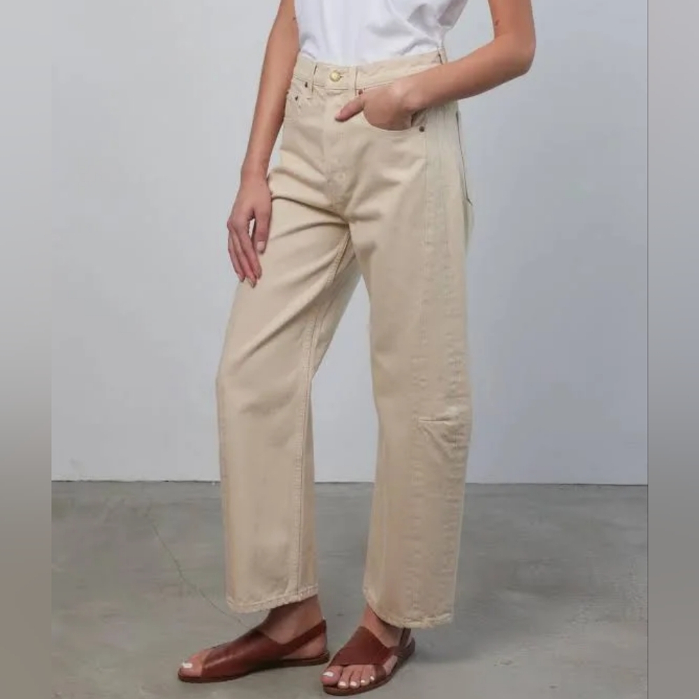 B Sides LASSO Tan Overdye Jeans - Size 26